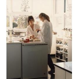 Two women in Home Science laboratory