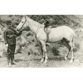 Robert C. White, Sandhills, Upper Shotover, with horse