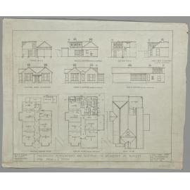Miss L.E. Smith, plan for alterations and additions to residence, Hart Street, Roslyn