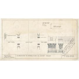 Alterations to general plans for completion of the Catholic Basilica, Oamaru