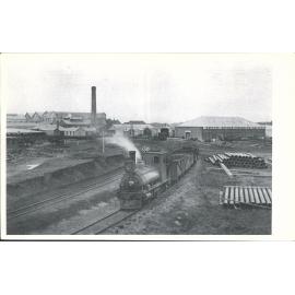 General view of South Otago Freezing Co Ltd's works yard