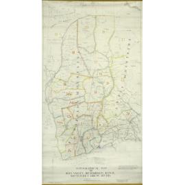 'Topographical Map of Rees Valley, Richardson Range, Shotover and Arrow Rivers' by P.M. Chandler, 1955