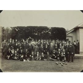 Large group of men