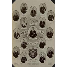 'U.A.O.D. All Nations Lodge No. 20 Port Chalmers 1911-1912'