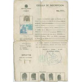Identity document of Franz Bielschowsky