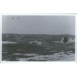 Construction of the original Balclutha Bridge