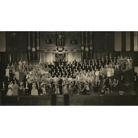 Dunedin Choral Society performing 'Elijah' in the Dunedin Town Hall