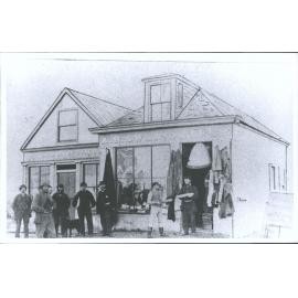 [Outside general store]