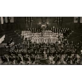Dunedin Choral Society performing 'Sea Symphony' in the Dunedin Town Hall