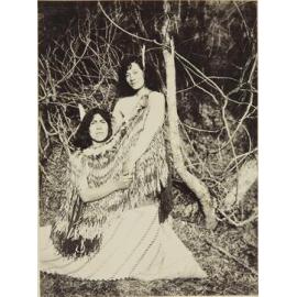 Pani Rehu (seated) and unidentified wahine Māori