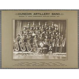 Dunedin Artillery Band, winners of the B Grade Championship
