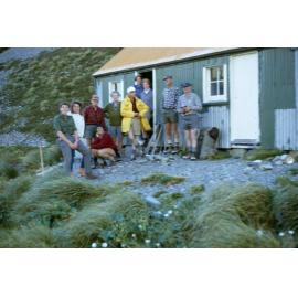 Party at Hooker Hut