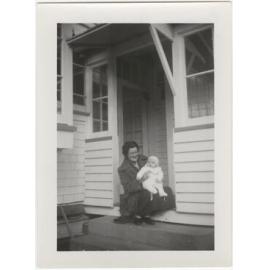 Cecily Pickerill and baby