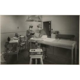 Operating theatre at Bassam Hospital