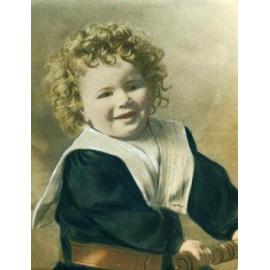 Painting of Webber as a child