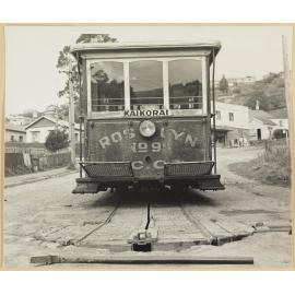 Kaikorai Roslyn cable car No. 9, Frasers Road, Kaikorai
