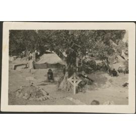 'Lt. Col. C.E. Thomas O.C. N.Z. Mtd. 7 Amb killed in action August '15, buried at foot of Olive tree in camp at Taylor's Hollow'
