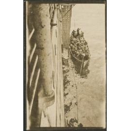 'The first wounded we received, "Ivernia"'