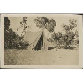'Bivouac in garden near [Bennsela?]'
