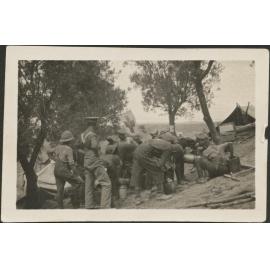 'Taylor's Hollow ANZAC, rum issue in evening'
