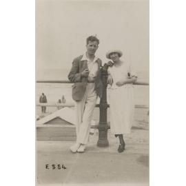 'W.H.A. [William Henry Allen] and wife honeymoon'