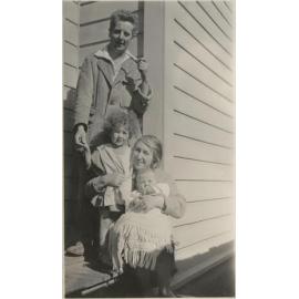 Allen family on steps