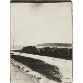 'This is looking down the road from our house'