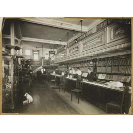 Sheet and book music department, Bristol Piano Company, Princes Street, Dunedin