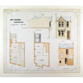 Plan for residence for Mr J. Golder, Mornington, no.2098
