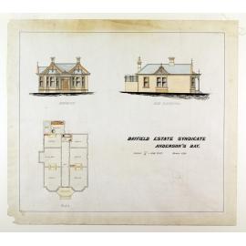 Plan for residence for Bayfield Estate Syndicate, Andersons Bay, no.2120, G.W. Gough architect