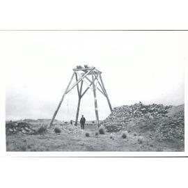 The remains of the Anglo Continental Co. poppet heads on the No 1. site