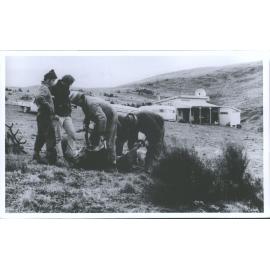 Railway Station - on property of Mr J. Brenssell, Heriot.