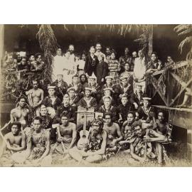 Entertainment given to the band of the "Katoomba" by Mr & Mrs Robert Louis Stevenson at Vailima