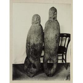 Two burial cases or coffins