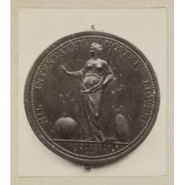 Reverse of Royal Society Cook medal