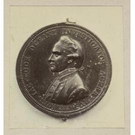 Obverse of Royal Society Cook medal