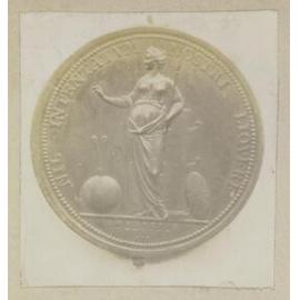 Reverse of Royal Society Cook medal