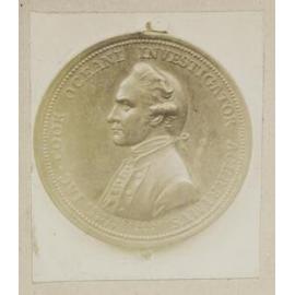 Obverse of Royal Society Cook medal