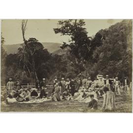 Picnic on road to waterworks
