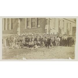 Children outside a primary school
