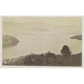 Otago Harbour from above Sawyers Bay