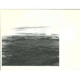 Taken from hill - west end of Bluff