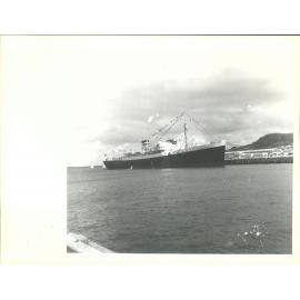 "New Zealand Star" Flagship for opening of Bluff Island Harbour 3/12/1960