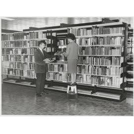 Book stack, first floor, University of Otago Library