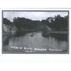 View of River Brighton from Bridge
