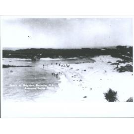 Beach at Brighton Dunedin, N.Z.