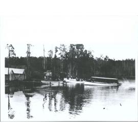 "Kellemon Cup. Lake Brunner where the race took place"