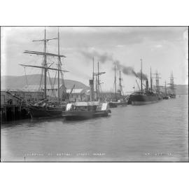 Shipping at Rattray Street Wharf