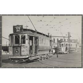 Dunedin City Corporation  Forbury Park No. 12 tram and 'Special' tram
