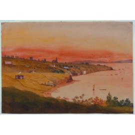 Auckland, from St George’s Bay, 1856 (above Mr Blackett’s house.)